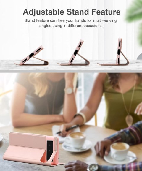 ETUI GOOGLE PIXEL 6 RÓŻOWE ELEGANCKIE ZAMYKANE Z KLAPKĄ MAGNETYCZNE ETUI GOOGLE PIXEL 6 RÓŻOWE ELEGANCKIE ZAMYKANE Z KLAPKĄ MAGNETYCZNE