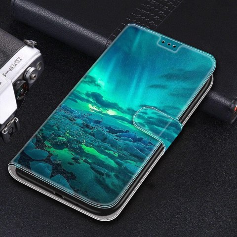 ETUI MOTOROLA MOTO E22 / E22i WIDOK NAUTA NIEBO NIEBIESKIE ZAMYKANE SOLIDNE