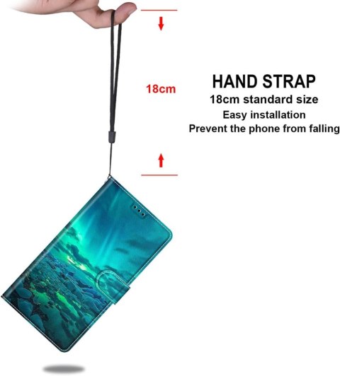 ETUI MOTOROLA MOTO E22 / E22i WIDOK NAUTA NIEBO NIEBIESKIE ZAMYKANE SOLIDNE