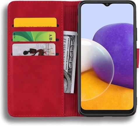 ETUI MOTOROLA MOTO G POWER 2021 CZERWONE WYTŁACZANY WZÓR ZAMYKANE Z KLAPKĄ ETUI MOTOROLA MOTO G POWER 2021 CZERWONE WYTŁACZANY WZÓR ZAMYKANE Z KLAPKĄ