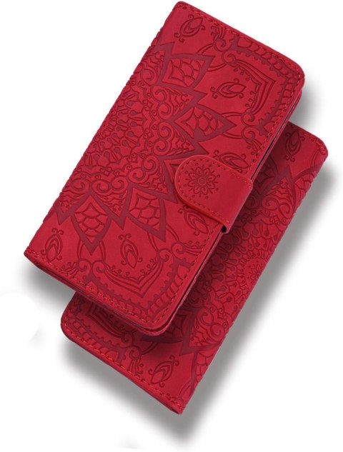ETUI MOTOROLA MOTO G POWER 2021 CZERWONE WYTŁACZANY WZÓR ZAMYKANE Z KLAPKĄ ETUI MOTOROLA MOTO G POWER 2021 CZERWONE WYTŁACZANY WZÓR ZAMYKANE Z KLAPKĄ
