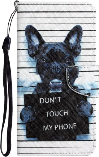 ETUI SAMSUNG GALAXY A04S / A13 5G BIAŁE PIES NAPIS ZABAWNE OCHRONNE SOLIDNE