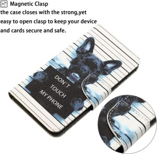 ETUI SAMSUNG GALAXY A04S / A13 5G BIAŁE PIES NAPIS ZABAWNE OCHRONNE SOLIDNE