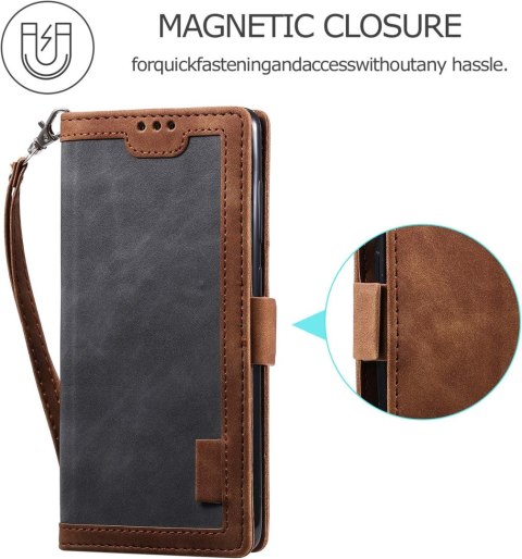 ETUI SAMSUNG GALAXY A13 4G SZARY BRĄZOWY IMITACJA SKÓRY ZAMYKANE Z KLAPKĄ ETUI SAMSUNG GALAXY A13 4G SZARY BRĄZOWY IMITACJA SKÓRY ZAMYKANE Z KLAPKĄ