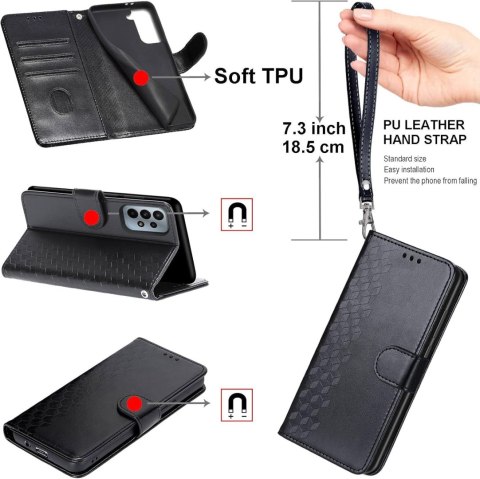 ETUI SAMSUNG GALAXY S20 CZARNE ZE WZOREM ZAMYKANE Z KLAPKĄ MIEJSCE NA KARTY ETUI SAMSUNG GALAXY S20 CZARNE ZE WZOREM ZAMYKANE Z KLAPKĄ MIEJSCE NA KARTY