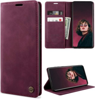 ETUI SAMSUNG GALAXY S21 FIOLETOWE ELEGANCKIE ZAMYKANE Z KLAPKĄ SOLIDNE