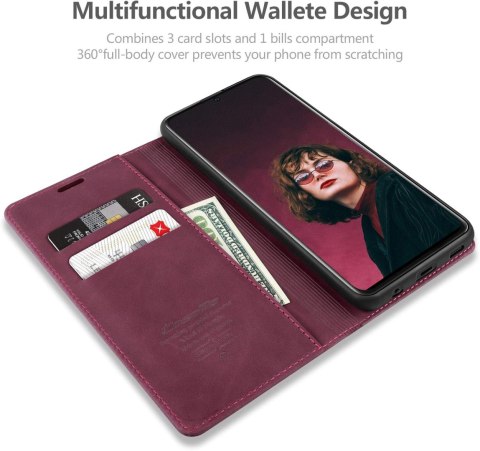 ETUI SAMSUNG GALAXY S21 FIOLETOWE ELEGANCKIE ZAMYKANE Z KLAPKĄ SOLIDNE ETUI SAMSUNG GALAXY S21 FIOLETOWE ELEGANCKIE ZAMYKANE Z KLAPKĄ SOLIDNE