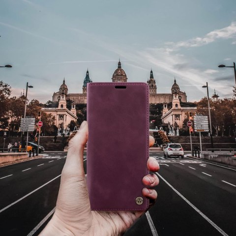 ETUI SAMSUNG GALAXY S21 FIOLETOWE ELEGANCKIE ZAMYKANE Z KLAPKĄ SOLIDNE ETUI SAMSUNG GALAXY S21 FIOLETOWE ELEGANCKIE ZAMYKANE Z KLAPKĄ SOLIDNE