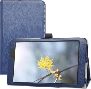 ETUI TABLET ALLDOCUBE IPLAY 8T GRANATOWE ZAMYKANE Z KLAPKĄ WYSOKA OCHRONA