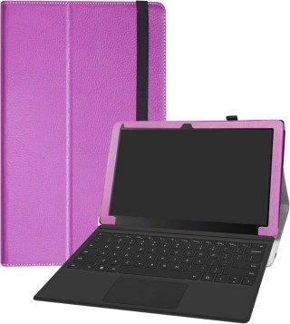 ETUI TABLET LINX 12X64 12.5" FIOLETOWE ZAMYKANE Z KLAPKĄ SOLIDNE OCHRONNE