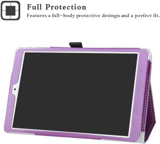 ETUI TABLET TECLAST P80 PRO FIOLETOWE ZAMYKANE Z KLAPKĄ OCHRONNE WYTRZYMAŁE