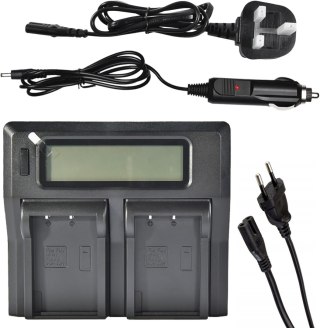 ŁADOWRKA DO BATERII OLYMPUS BLS-5 BLS-1 SZYBKIE ŁADOWANIE AC 100-240V LCD