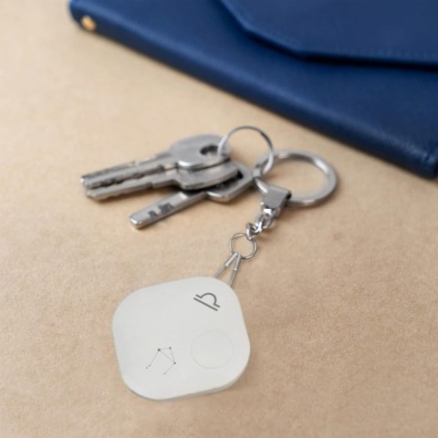 LOKALIZATOR PRZEDMIOTÓW BLUETOOTH WAGA KLUCZY PORTFELA PLECAKA BIAŁY LOKALIZATOR PRZEDMIOTÓW BLUETOOTH WAGA KLUCZY PORTFELA PLECAKA BIAŁY