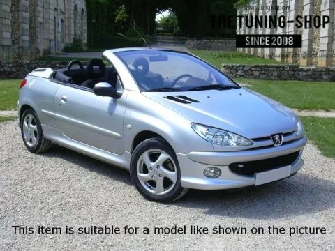 MIESZEK ZMIANY BIEGÓW PEUGEOT 206 1998-2010 CZARNA SKÓRA NATURALNA I NIĆ