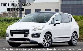MIESZEK ZMIANY BIEGÓW PEUGEOT 3008 5008 09-16 CZARNA SKÓRA NATURALNA I NIĆ