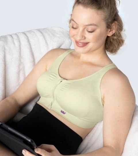 STANIK SPORTOWY TOP SHEFIT ZIELONY ZAPINANY Z PRZODU 4XL STANIK SPORTOWY TOP SHEFIT ZIELONY ZAPINANY Z PRZODU 4XL