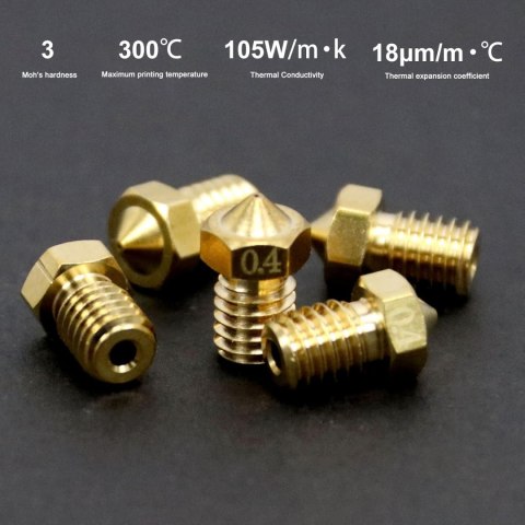 ZESTAW 34 DYSZ DRUKARKA 3D V6 MOSIĄDZ STAL 0,2/0,3/0,4/0,6/0,8/1 mm ZESTAW 34 DYSZ DRUKARKA 3D V6 MOSIĄDZ STAL 0,2/0,3/0,4/0,6/0,8/1 mm
