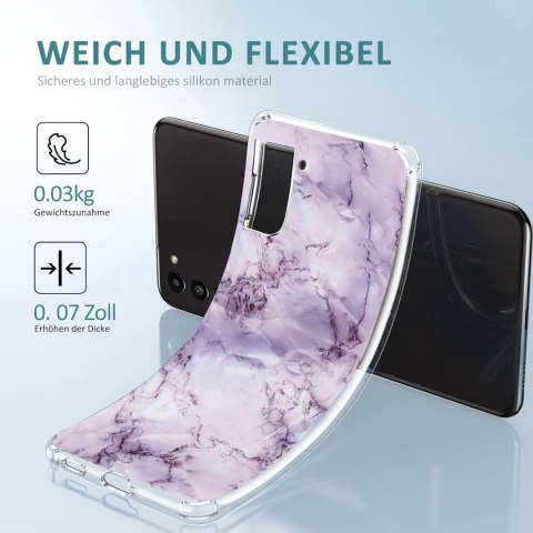 2X ETUI SAMSUNG GALAXY S22 FIOLETOWO BIAŁE MARMURKOWE OCHRONNE SOLIDNE 2X ETUI SAMSUNG GALAXY S22 FIOLETOWO BIAŁE MARMURKOWE OCHRONNE SOLIDNE