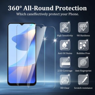 2x SZKŁO HARTOWANE DO OPPO A16/ A16s WYSOKA OCHRONA WYTRZYMAŁE SOLIDNE