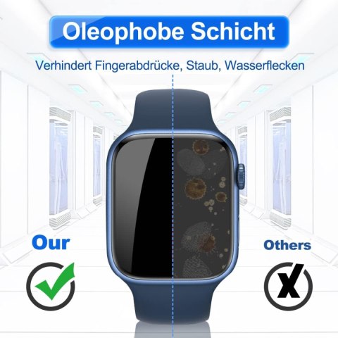 4X FOLIA OCHRONNA APPLE WATCH SERII 7 45MM WYSOKA OCHRONA ŁATWY MONTAŻ 4X FOLIA OCHRONNA APPLE WATCH SERII 7 45MM WYSOKA OCHRONA ŁATWY MONTAŻ