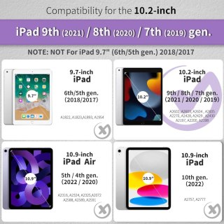 ETUI APPLE IPAD 10.2 2021/ 2020/ 2019 FILOETOWE PASTELOWE ZAMYKANE Z KLAPKĄ