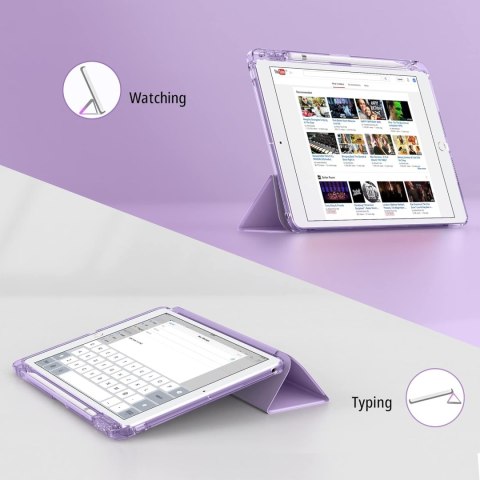 ETUI APPLE IPAD 10.2 2021/ 2020/ 2019 FILOETOWE PASTELOWE ZAMYKANE Z KLAPKĄ
