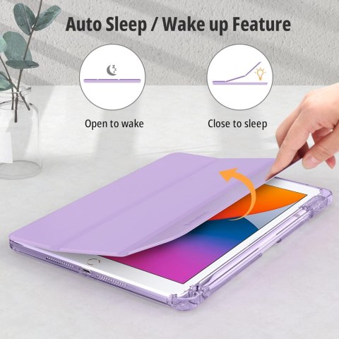 ETUI APPLE IPAD 10.2 2021/ 2020/ 2019 FILOETOWE PASTELOWE ZAMYKANE Z KLAPKĄ