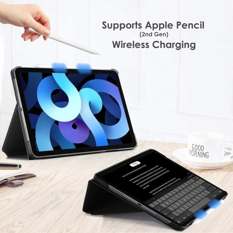 ETUI APPLE IPAD AIR 4 GEN. 2020 10.9" BRĄZOWE ZAMYKANE Z KLAPKĄ OCHRONNE