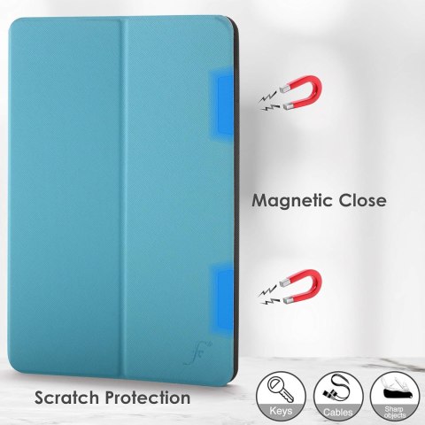 ETUI APPLE IPAD AIR 4 GEN. 2020 ZAMYKANE Z KALPKĄ NIEBIESKIE WYSOKA OCHRONA