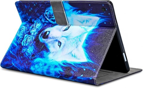 ETUI APPLE IPAD MINI 5/4 3/2 7.9" ZAMYKANE Z KLAPKĄ NIEBIESKIE BIAŁY WILK ETUI APPLE IPAD MINI 5/4 3/2 7.9" ZAMYKANE Z KLAPKĄ NIEBIESKIE BIAŁY WILK