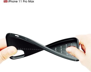 ETUI APPLE IPHONE 11 CIEMNE ZIELONE IMITACJA SKÓRY +PODSTAWKA WYTRZYMAŁE