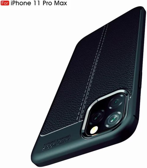 ETUI APPLE IPHONE 11 PRO MAX CIEMNE ZIELONE IMITACJA SKÓRY +PODSTAWKA