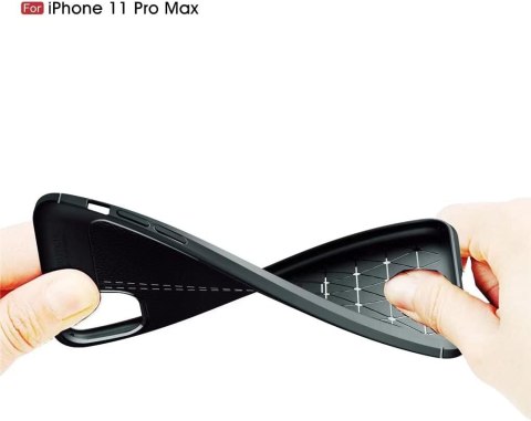 ETUI APPLE IPHONE 11 PRO MAX CIEMNE ZIELONE IMITACJA SKÓRY +PODSTAWKA