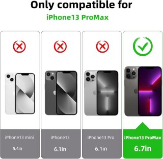 ETUI APPLE IPHONE 13 PRO MAX FIOLETOWE PASTELOWE 2X SZKŁO HARTOWANE SOLIDNE