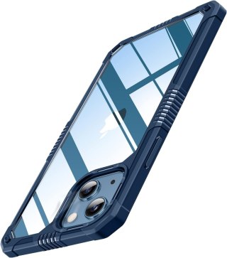 ETUI APPLE IPHONE 13 PRZEZROCZYTE GRANAT RAMKA +SZKŁO HARTOWANE +NA APARAT