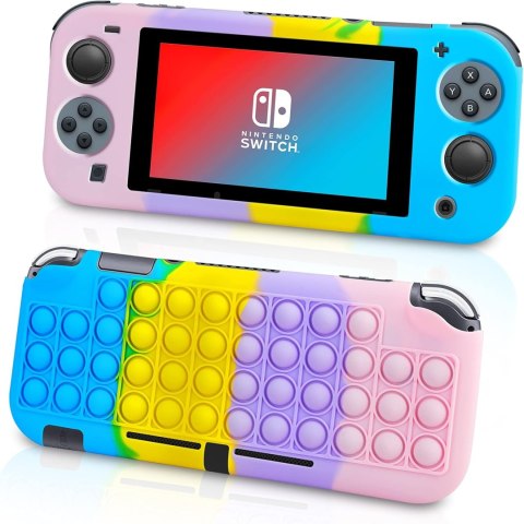 ETUI DO NINTENDO SWITCH POP IT SENSORYCZNE KOLOROWE ANTYSTRESOWE PRZYJEMNE