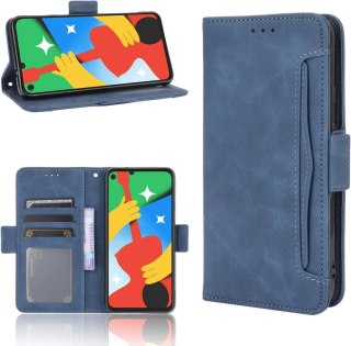 ETUI GOOGLE PIXEL 3a GRANATOWE SOLIDNE ZAMYKANE Z KLAPKĄ KIESZEŃ