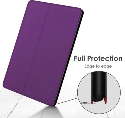 ETUI HUAWEI MEDIAPAD M6 10.8" TABLET ZAMYKANY Z KALPKĄ FIOLETOWY SOLIDNY