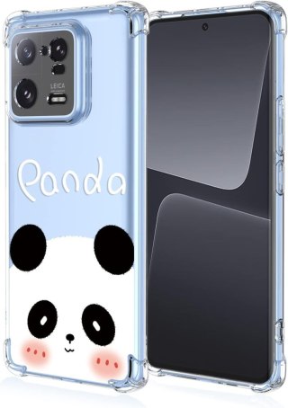 ETUI XIAOMI 13 PRO PRZEZROCZYSTE MIŚ PANDA UROCZE SŁODKIE WYSOKA OCHRONA