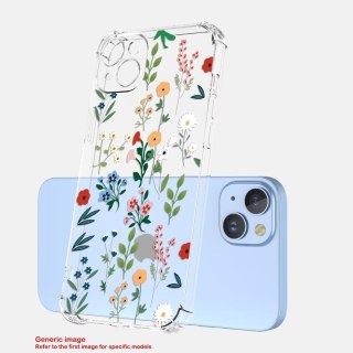 ETUI XIAOMI 13 PRZEZROCZYSTE KOLOROWE KWIATY UROCZE SŁODKIE OCHRONNE