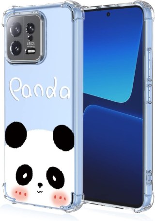 ETUI XIAOMI 13 PRZEZROCZYSTE MIŚ PANDA SŁODKIE UROCZE WYTRZYMAŁE OCHRONNE