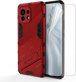 ETUI XIAOMI MI 11 CZERWONE PANCERNE WYTRZYMAŁE + FOLIA OCHRONNA SOLIDNE