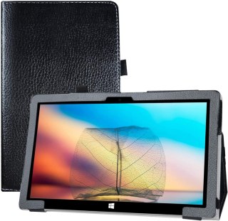 ETUI JUMPER EZPAD 6 PRO CZARNE ZAMYKANE Z KLAPKĄ SOLIDNE WYTRZYMAŁE Z GUMKĄ