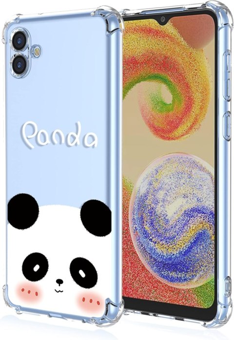 ETUI SAMSUNG GALAXY A04E PRZEZROCZYSTE MIŚ PANDA SŁODKIE UROCZE WYTRZYMAŁE