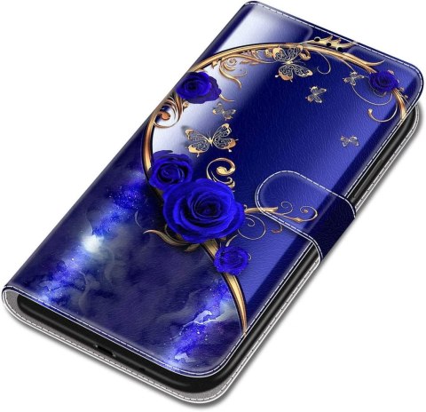 ETUI SAMSUNG GALAXY A10 / M10 FIOLETOWE RÓŻA ZAMYKANE Z KLAPKĄ ZŁOTY MOTYL ETUI SAMSUNG GALAXY A10 / M10 FIOLETOWE RÓŻA ZAMYKANE Z KLAPKĄ ZŁOTY MOTYL