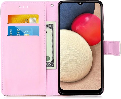 ETUI SAMSUNG GALAXY A32 5G FIOLETOWO RÓŻOWE GALAXY PANDA Z KLAPKĄ OCHRONNE ETUI SAMSUNG GALAXY A32 5G FIOLETOWO RÓŻOWE GALAXY PANDA Z KLAPKĄ OCHRONNE
