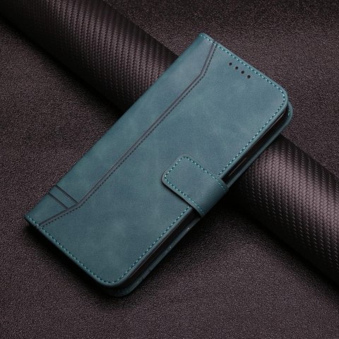 ETUI SAMSUNG GALAXY A33 CIEMNE ZIELONE ZAMYKANE Z KLAPKĄ WYSOKA OCHRONA
