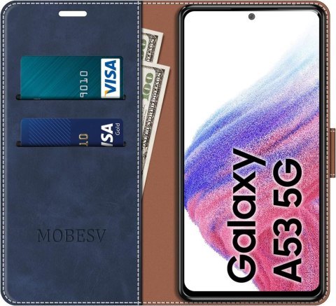 ETUI SAMSUNG GALAXY A53 ZAMYKANE Z KLAPKĄ WYTRZYMAŁE OCHRONNE SZARE GRANAT ETUI SAMSUNG GALAXY A53 ZAMYKANE Z KLAPKĄ WYTRZYMAŁE OCHRONNE SZARE GRANAT