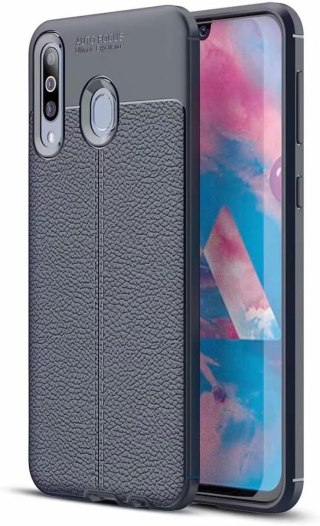 ETUI SAMSUNG GALAXY M30 GRANATOWE OCHRONNE WYTRZYMAŁE +PODSTAWKA