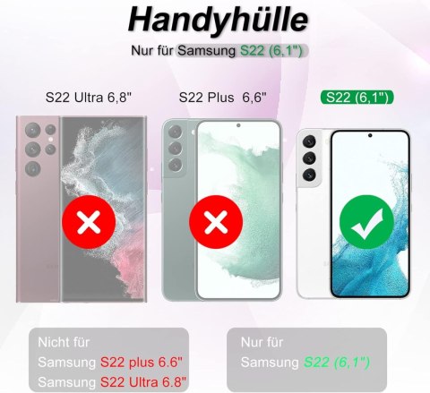 ETUI SAMSUNG GALAXY S22 CIEMNE RÓŻOWE KWIATY CZASZKA WYSOKA OCHRONA SOLIDNE